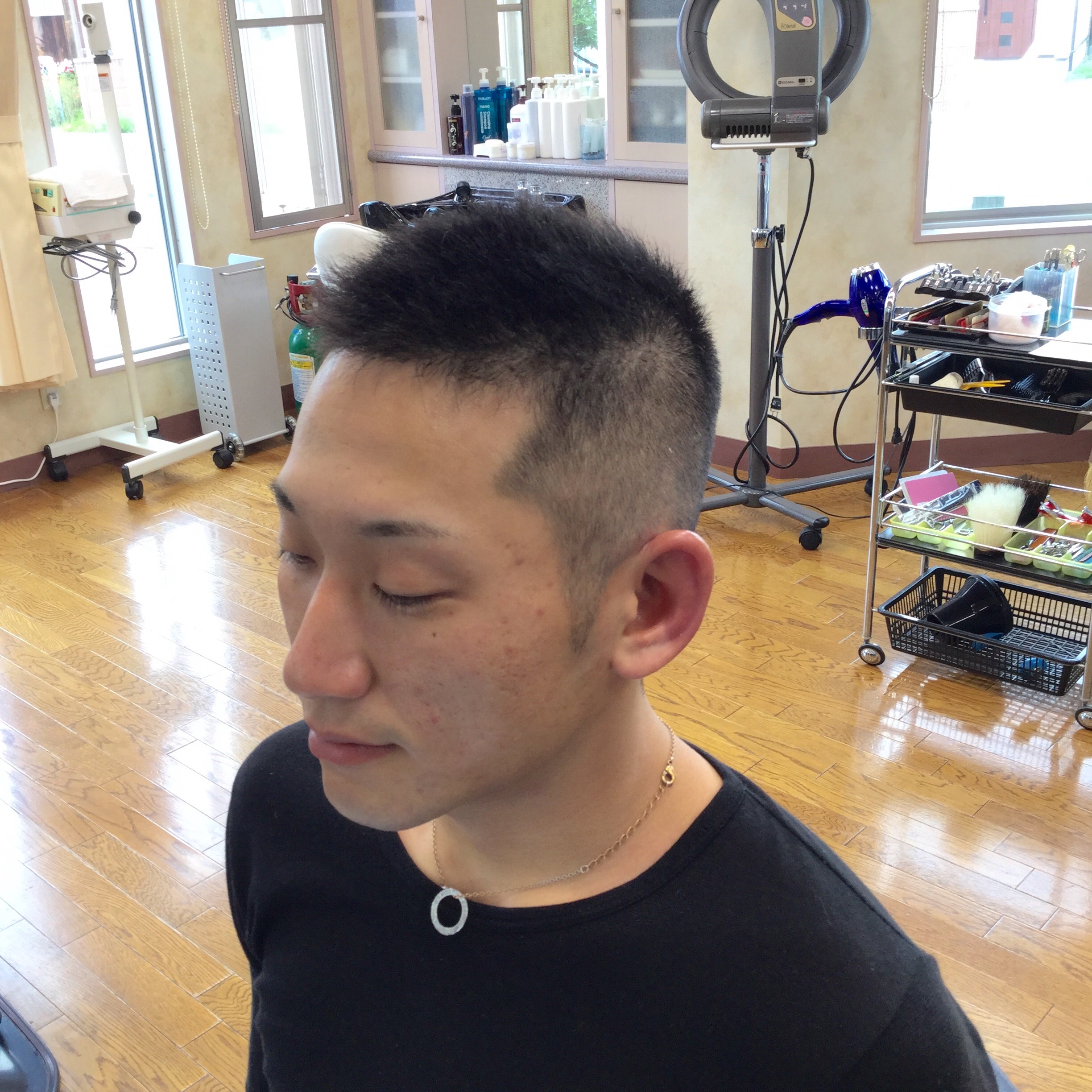 ベリーショートヘアースタイル オシャレボウズ アラカワhomme 松本市メンズヘアーサロン アラカワオム