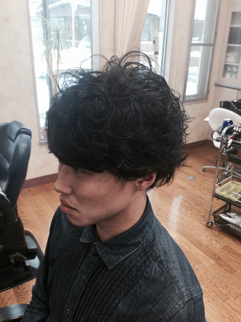 メンズ パーマ マッシュヘア アラカワhomme｜松本市メンズヘアーサロン アラカワオム