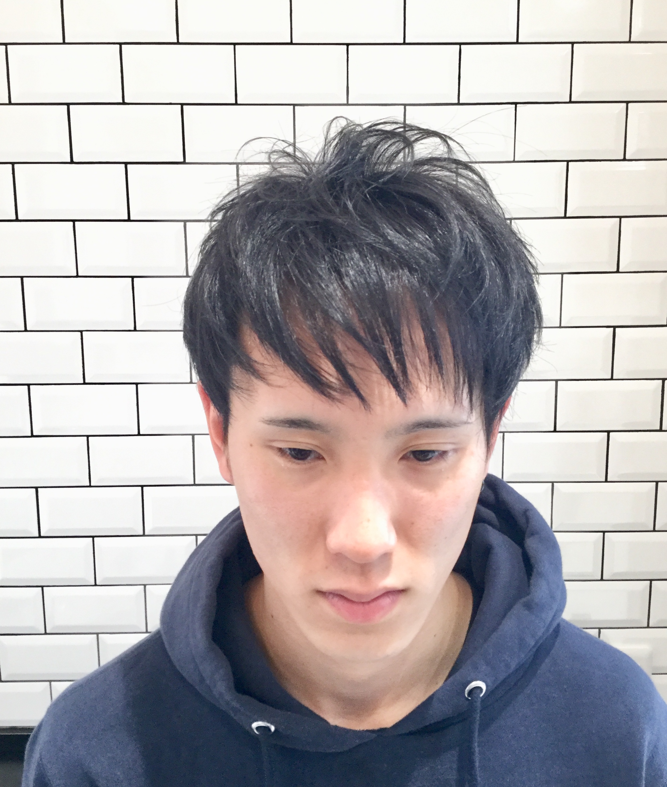 冬旬 ナチュラルコンパクトマッシュヘアースタイル アラカワhomme 松本市メンズヘアーサロン アラカワオム