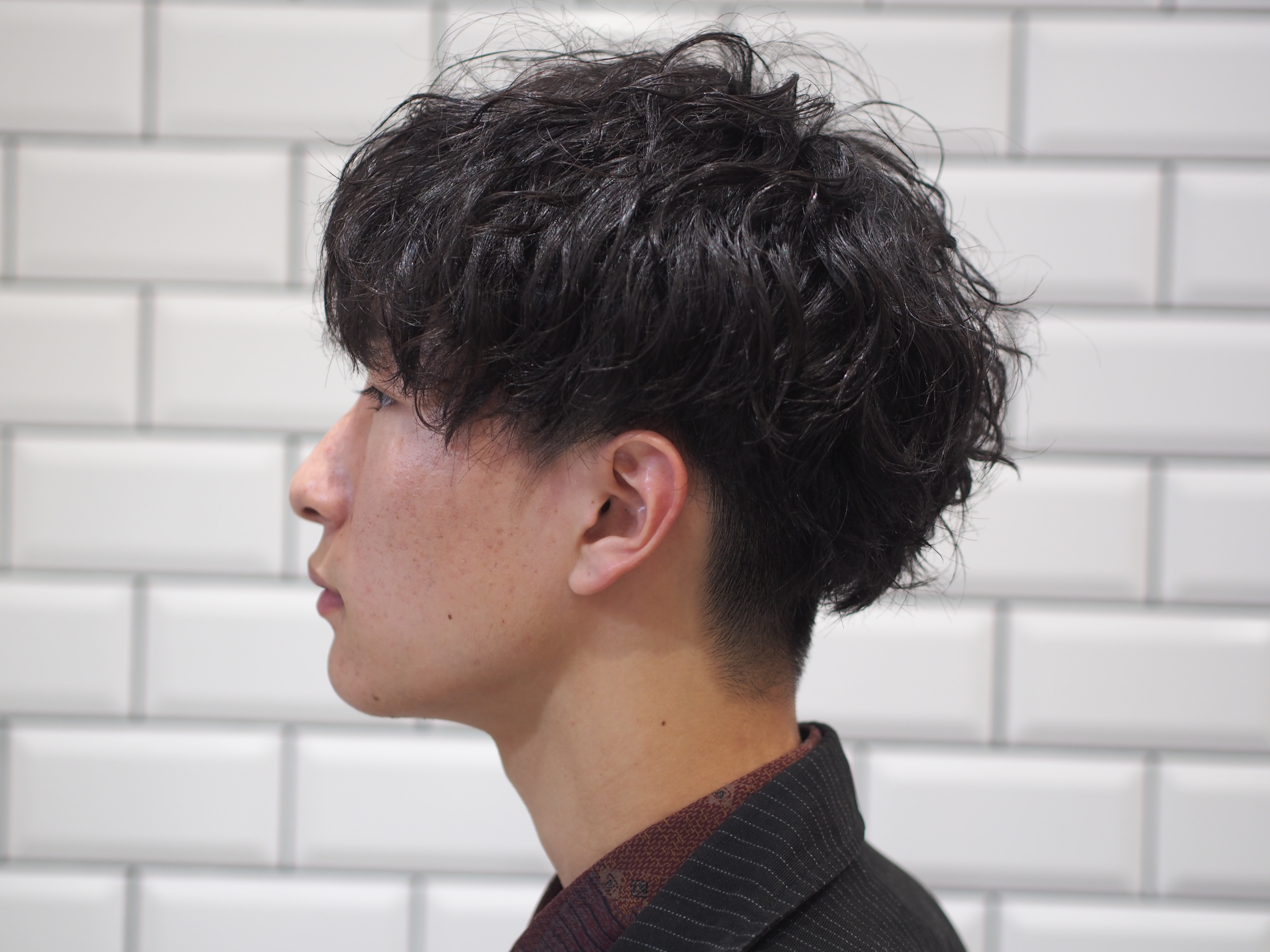 重めマッシュパーマスタイル アラカワhomme 松本市メンズヘアーサロン アラカワオム